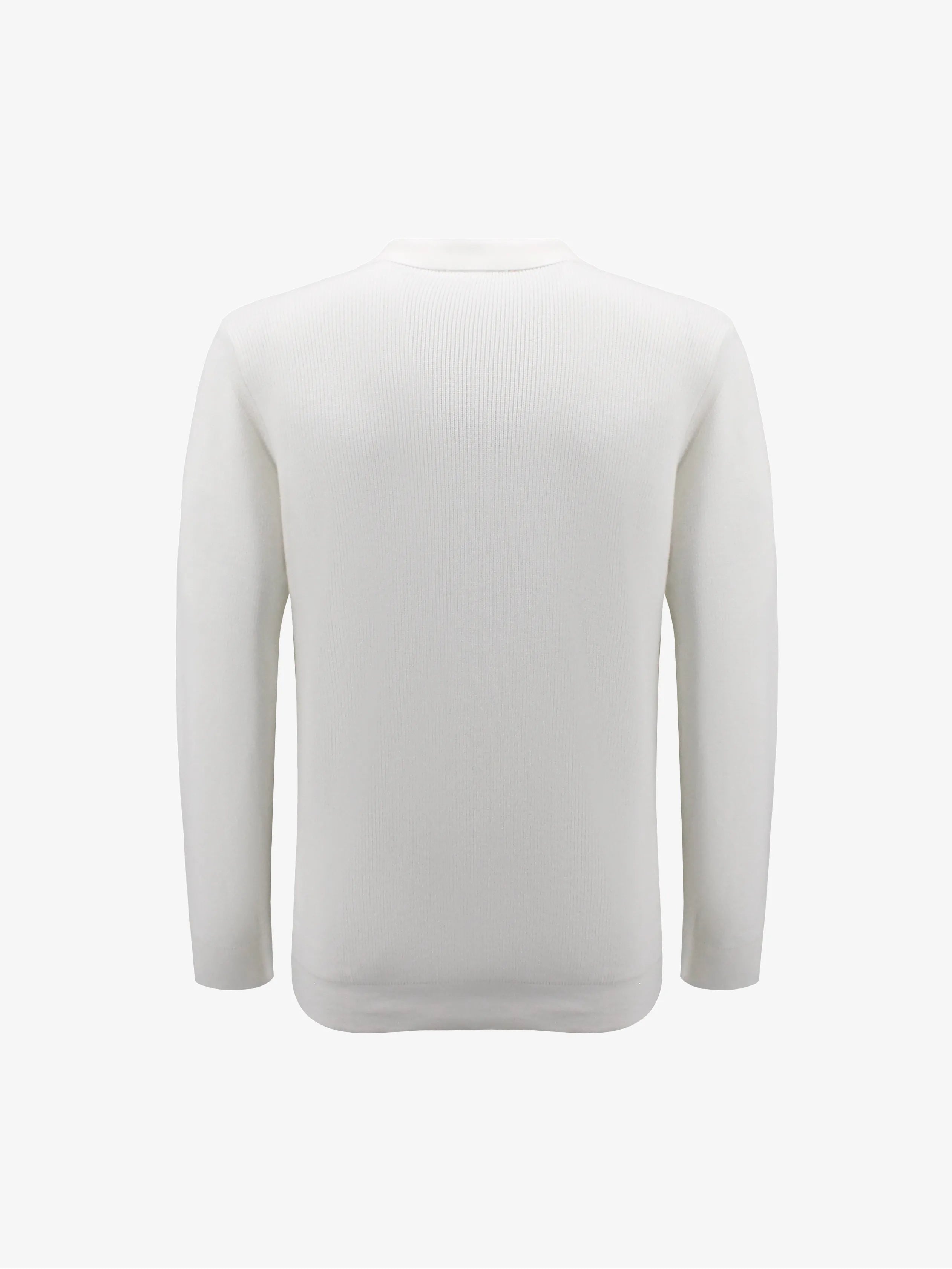 Fine Knitted Long Sleeve Polo Jumper