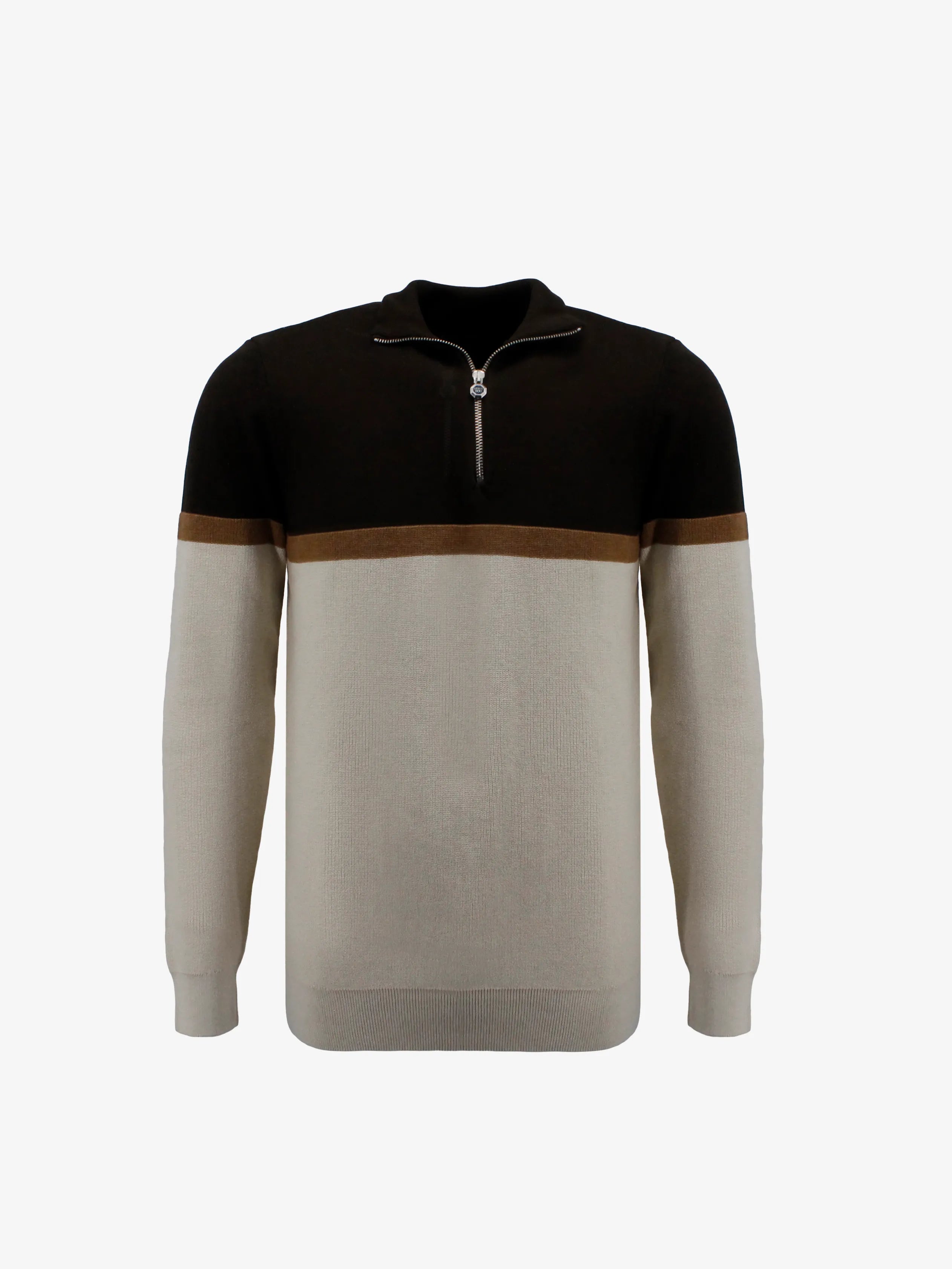 Knitted Half-Zip Jumper