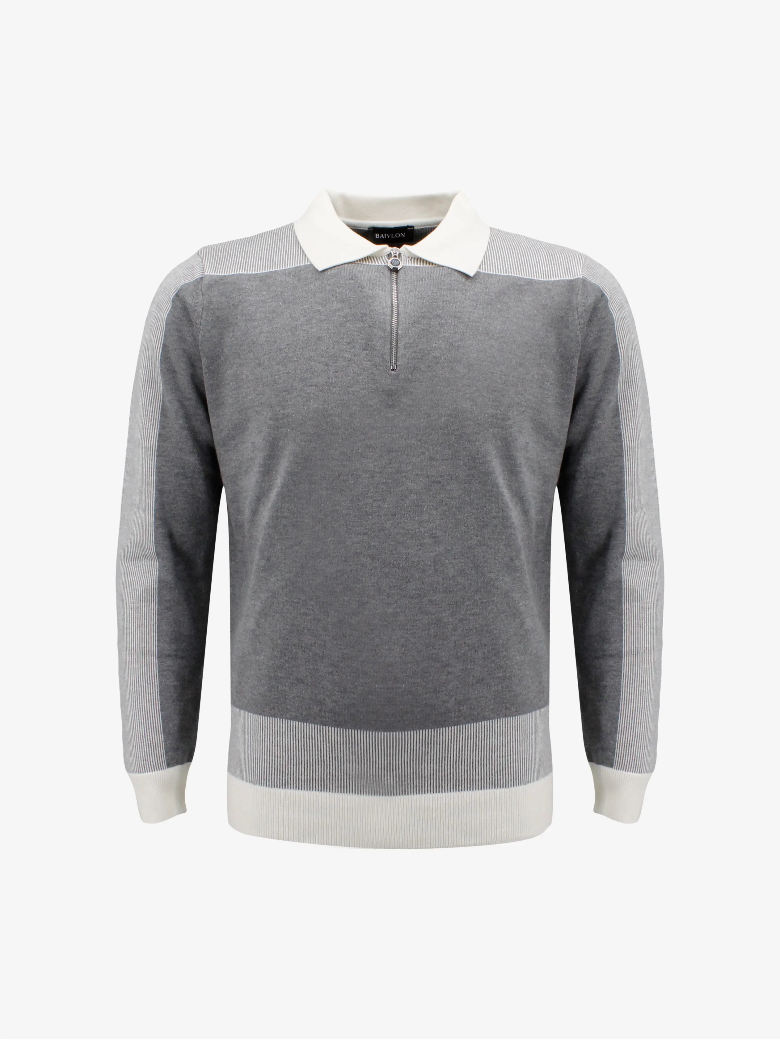 Heavy Knitted Half-Zip Jumper