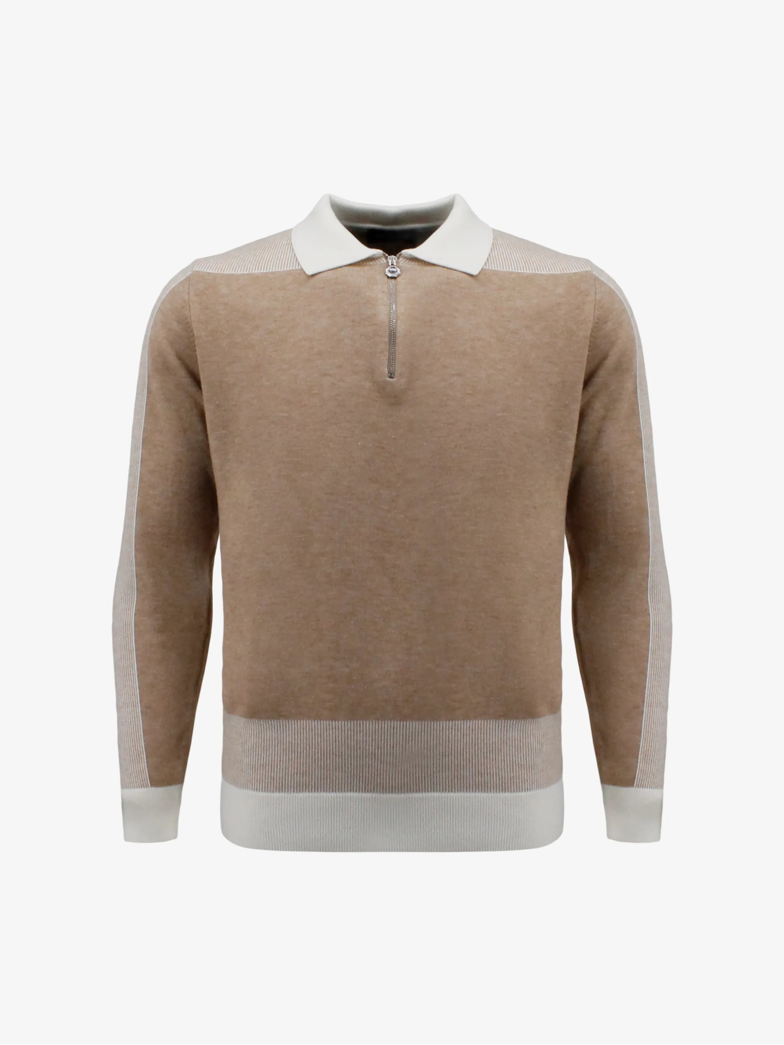 Heavy Knitted Half-Zip Jumper