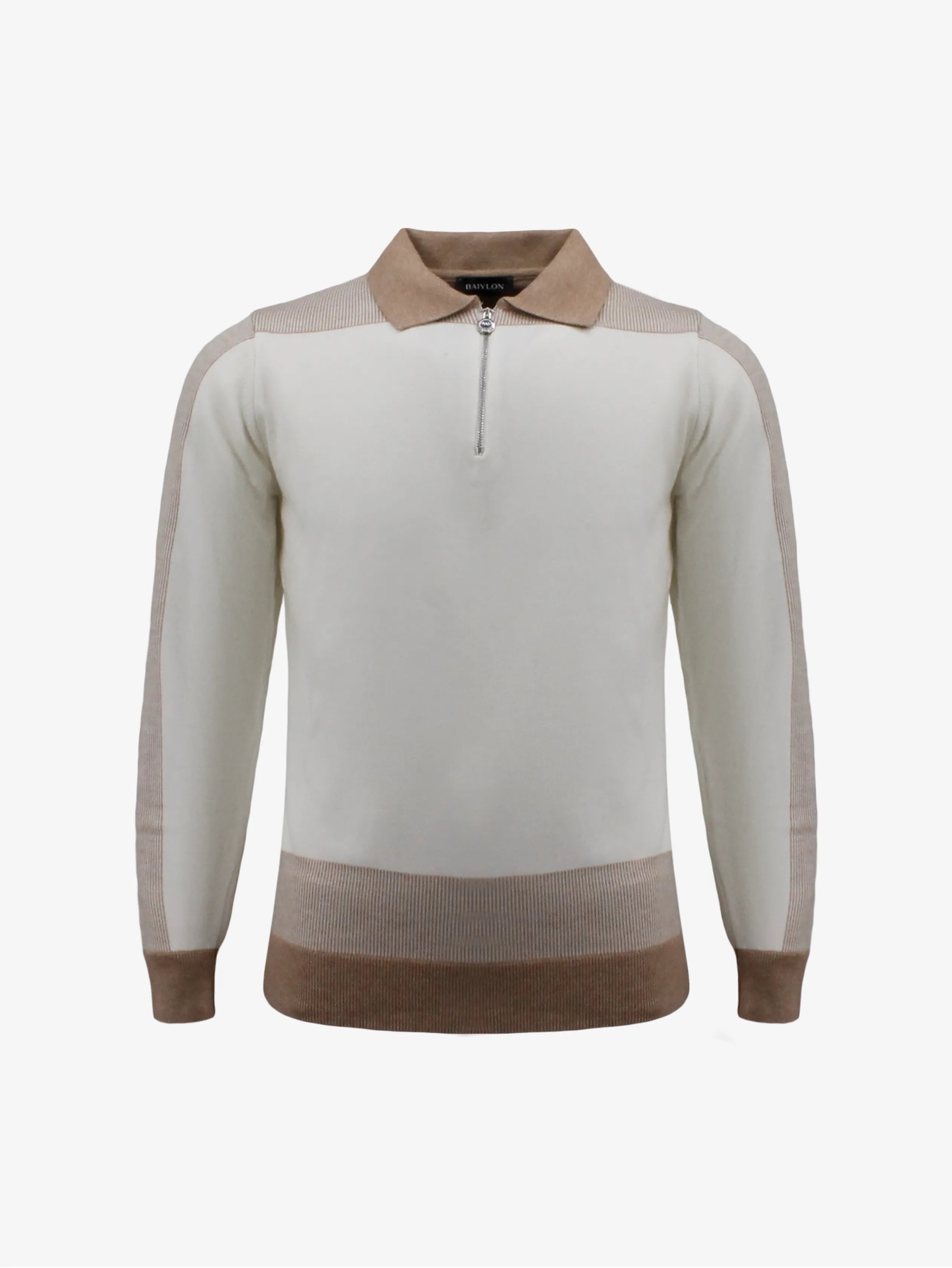 Heavy Knitted Half-Zip Jumper
